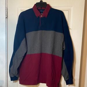 Vintage Dockers Long Sleeve Rugby Shirt Please see description.